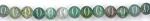 Rounds: Moss Agate  4mm Strands 15 - 16 inches