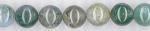 Rounds: Moss Agate  8mm Strands 15 - 16 inches