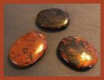 Mineral Specimens: Mahogany Jasper Palm Stones
