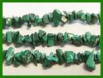 Chips: Malachite (The Thin Ones) Strands 32 - 34 inches