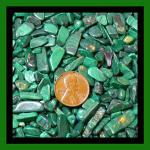 Chips: Undrilled Malachite 14 - 16 Ounces