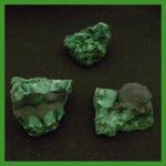 Mineral Specimens: Malachite Medium, 3 pieces for $30