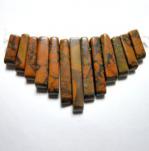 Collars: 13 Piece Mini Collar Bamboo Jasper, 3 for $10