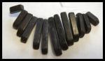 Collars: 13 Piece Mini Collar Black And Rough, 3 for $10