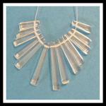 Collars: 13 Piece Mini Collar Crystal (Glass), Fan, 3 for $10