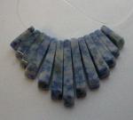 Collars: 13 Piece Mini Collar Denim Lapis, 3 for $10
