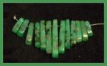 Collars: 13 Piece Mini Collar Emerald Kiwi, 3 for $10