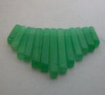 Collars: 13 Piece Mini Collar Bright Green Aventurine Dyed, 3 for $10