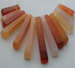 Collars: 13 Piece Mini Collar Carnelian (Natural, Goldfish), 3 for $10