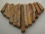 Collars: 13 Piece Mini Collar Picture Jasper Frosted, 3 for $10