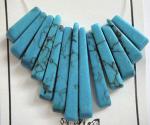 Collars: 13 Piece Mini Collar Howlite (Dyed Turquoise Color), 3 for $10