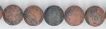 Rounds: Frosted Mahogany Obsidian 10mm by the Strand  15 - 16 inches