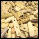 Bead Mix: Bone Beads a pound