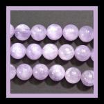 Rounds: Mauve or Lavender Jade 10mm by the Strand 15 - 16 inches