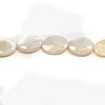 Ovals: 13 x 18mm Mother of Pearl 15 - 16 inches