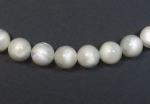 Rounds: Mother of Pearl White  8mm Strands 15 - 16 inches