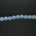 Rounds: Faceted 8mm Moonstone Glass Strands 15 - 16 inches