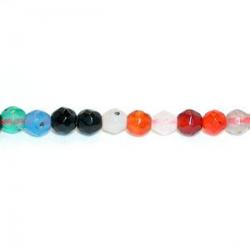 Faceted Rounds 4mm Multi-Stone by the Strand 15 - 16 inches