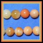 Rounds: Carnelian (Natural, Goldfish) 14mm Strands 15 - 16 inches