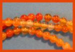 Rounds: Carnelian (Natural, Goldfish)  4mm Strands 15 - 16 inches