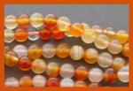Rounds: Carnelian (Natural, Goldfish)  6mm Strands 15 - 16 inches