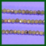 Rounds: Jade (Nephrite) Faceted 3mm Strands 15 - 16 inches