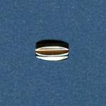 Brass: Nickel Plated Grooved Oval 4 x 6mm, 100 beads