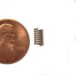 Base Metal Findings: Coils: Nickel 4 x 7mm, 100 pieces