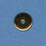 Brass: Nickel Plated Soft Wheel / Disc 2 x 8mm, 100 beads