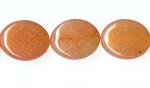 Soft Ovals: 11 x 14mm Red Aventurine 15 - 16 inches