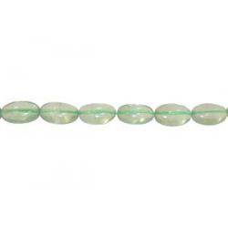 Ovals: 8 x 12mm Fuorite (Green) 15 - 16 inches