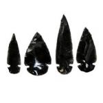 Arrowheads: Obsidian  10 pieces