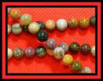 Rounds: Ocean Jasper 6mm by the Strand  15 - 16 inches