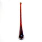 Raindrops: 5 1/2 Inch Orange Glass, with a hole for hanging, 4 for $6