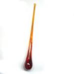 Raindrops: 8 Inch Orange Glass, with a hole for hanging, 3 for $4.50