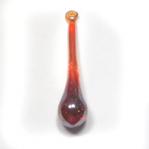 Raindrops: 3 inch Orange Glass, with a hole for hanging, 4 for $4