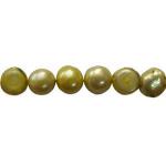 Freshwater Pearls: p463 Yellow Pear 8mm by the Strand 15 - 16 inches, 3 for $12