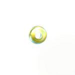 Czech Glass: Pony Beads 6mm Jonquil (Yellow), about 100 beads