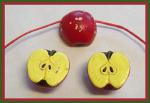PCB - Food: Apple Half, 5 for $7.50