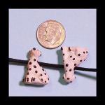 PCB - Dog: Dalmation Bead, 5 for $7.50