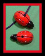 PCB - Bug: Red Ladybug, 5 for $7.50