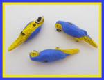 PCB - Bird: Parrot Blue Yellow, 5 for $7.50