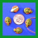PCBsmall - Frog: Green and Orange, 10 for $12