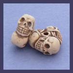 PCB - Skull: Triple-Skull Ring Wheel (small - 18mm), 5 for $7.50