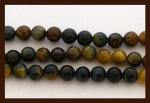 Rounds: Pietersite  6mm 15 - 16 inches