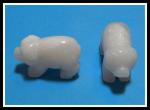 Stone Figurine Pig: Snow Quartz, 3 for $24