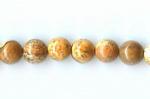 Rounds: Picture Jasper  6mm by the Strand 15 - 16 inches