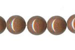 Rounds: Plum Jade 10mm by the Strand 15 - 16 inches