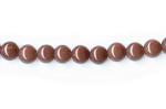 Rounds: Plum Jade  4mm by the Strand 15 - 16 inches