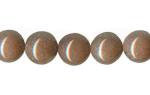 Rounds: Plum Jade  8mm by the Strand 15 - 16 inches
